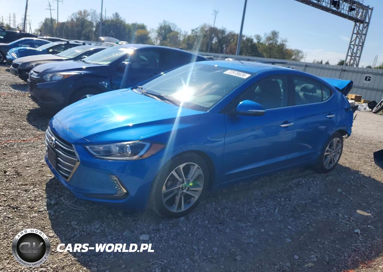 2017 Hyundai Elantra Limited VIN:5NPD84LF4HH080273 - 1