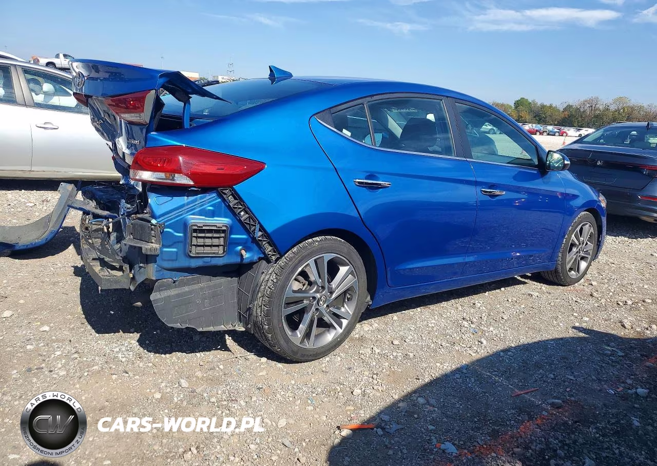 2017 Hyundai Elantra Limited VIN:5NPD84LF4HH080273 - 3