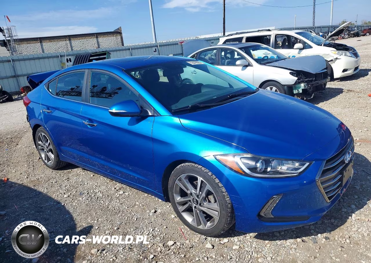 2017 Hyundai Elantra Limited VIN:5NPD84LF4HH080273 - 4