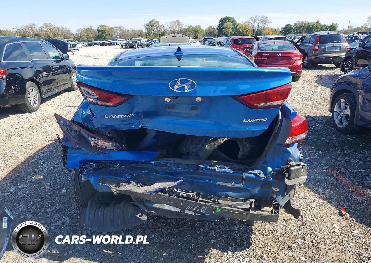 2017 Hyundai Elantra Limited VIN:5NPD84LF4HH080273 - 6