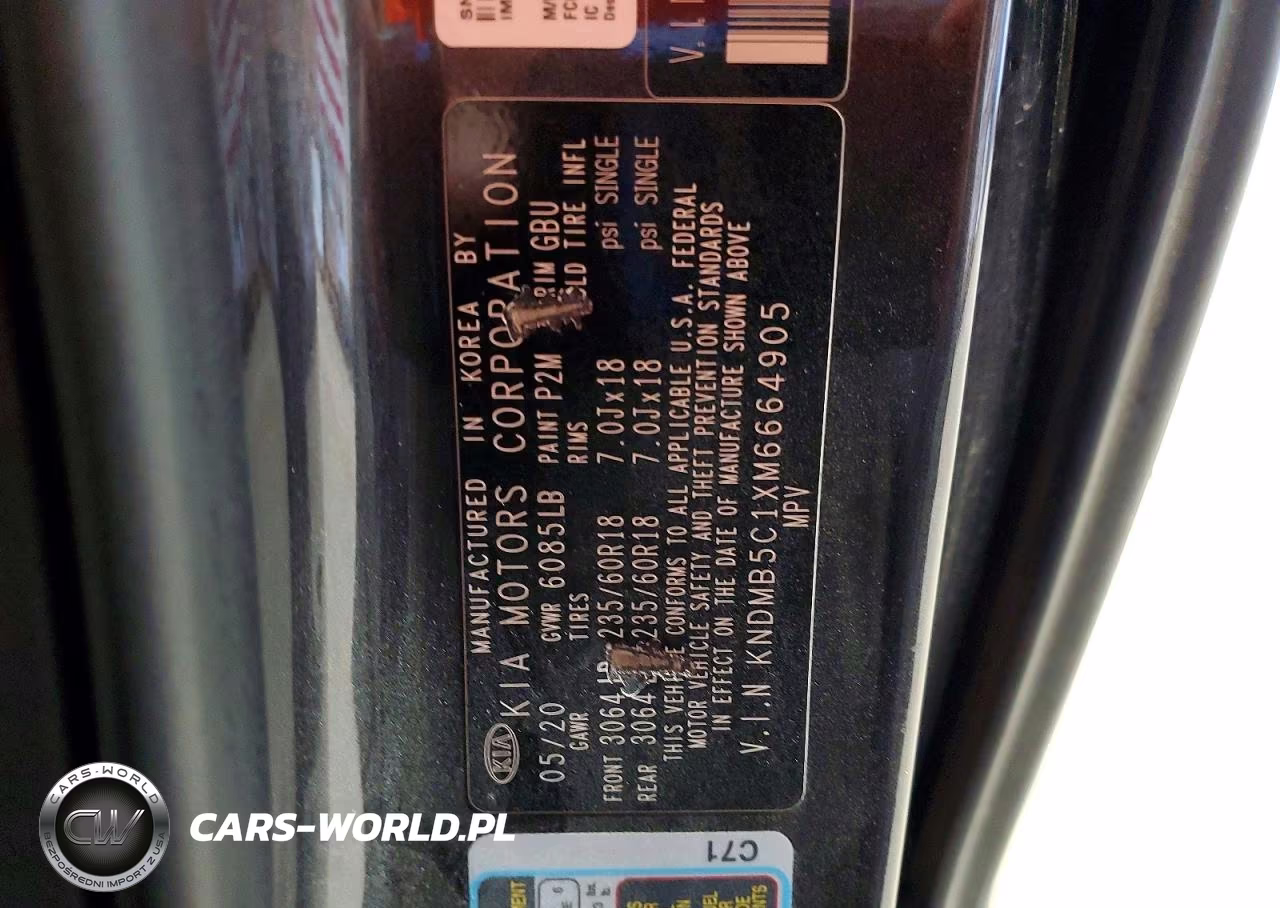 2021 Kia Sedona Ex VIN:KNDMB5C1XM6664905 - 13