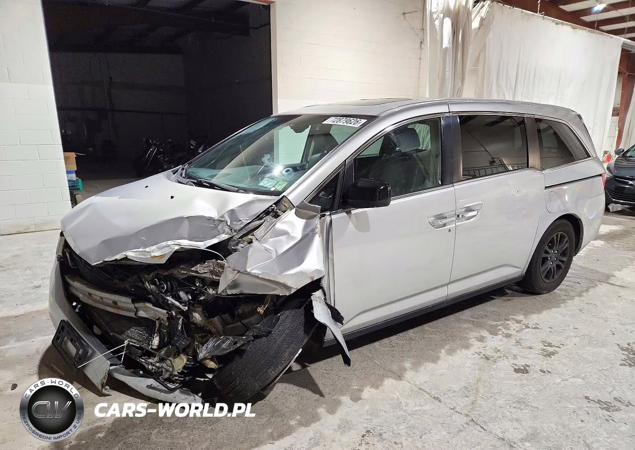 2013 Honda Odyssey Exl VIN:5FNRL5H66DB086636 - 1