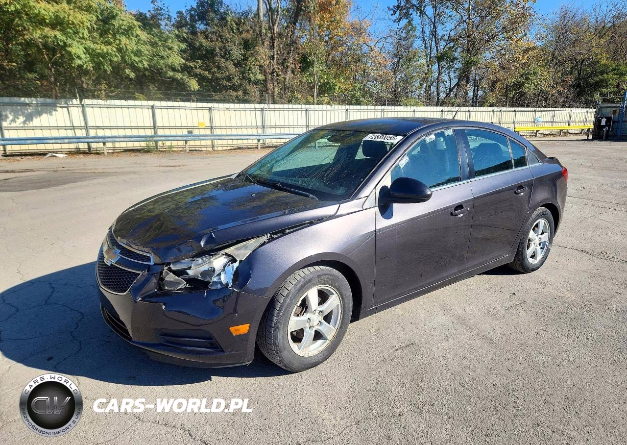 2014 Chevrolet Cruze Lt VIN:1G1PC5SB7E7296871 - 1