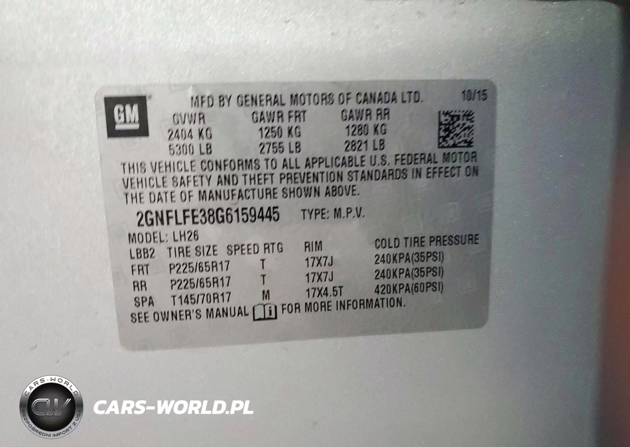 2016 Chevrolet Equinox Lt VIN:2GNFLFE38G6159445 - 13