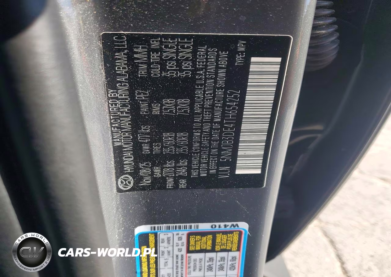 2026 Hyundai Tucson Sel VIN:5NMJB3DE4TH654252 - 14