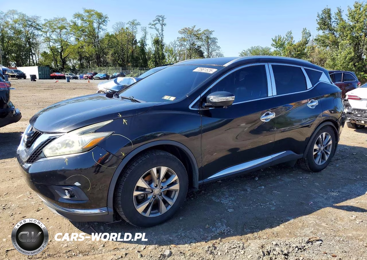 2015 Nissan Murano Sl VIN:5N1AZ2MH4FN213675 - 1