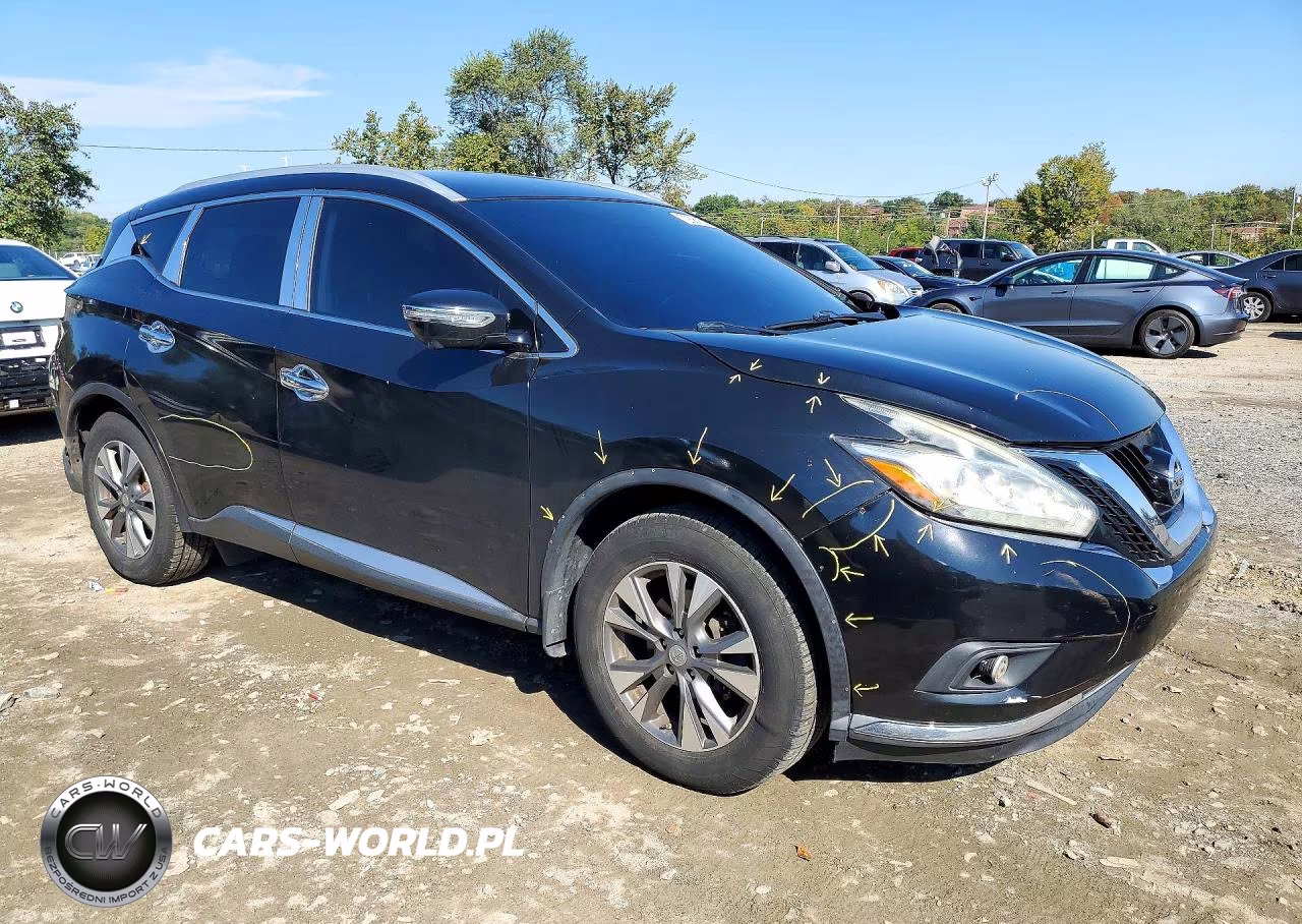 2015 Nissan Murano Sl VIN:5N1AZ2MH4FN213675 - 4