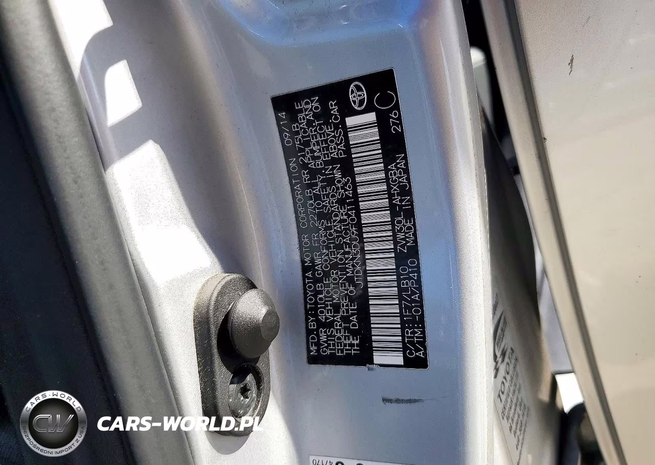 2015 Toyota Prius Four VIN:JTDKN3DU9F0411463 - 12