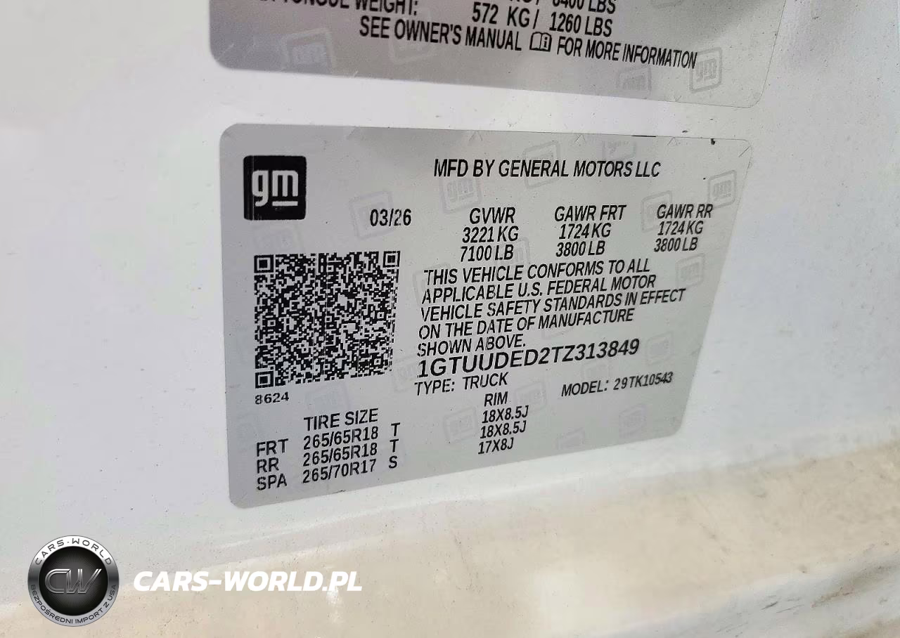 2026 GMC Sierra K1500 Slt VIN:1GTUUDED2TZ313849 - 12