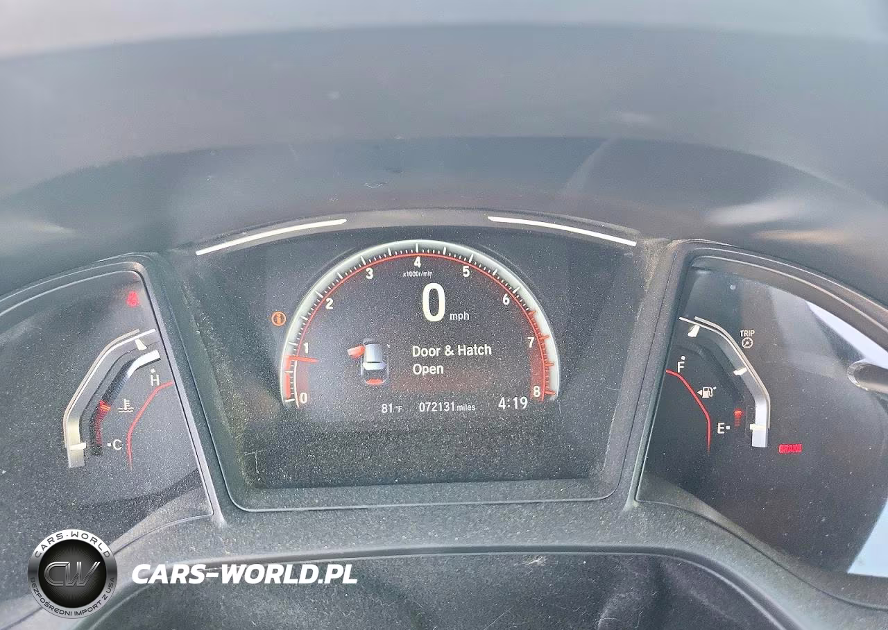 2019 Honda Civic Sport VIN:SHHFK7G45KU217262 - 9