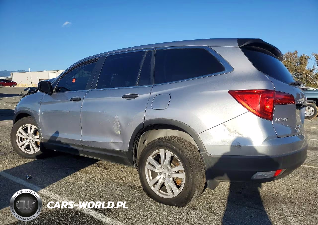 2016 Honda Pilot Lx VIN:5FNYF5H10GB031787 - 2