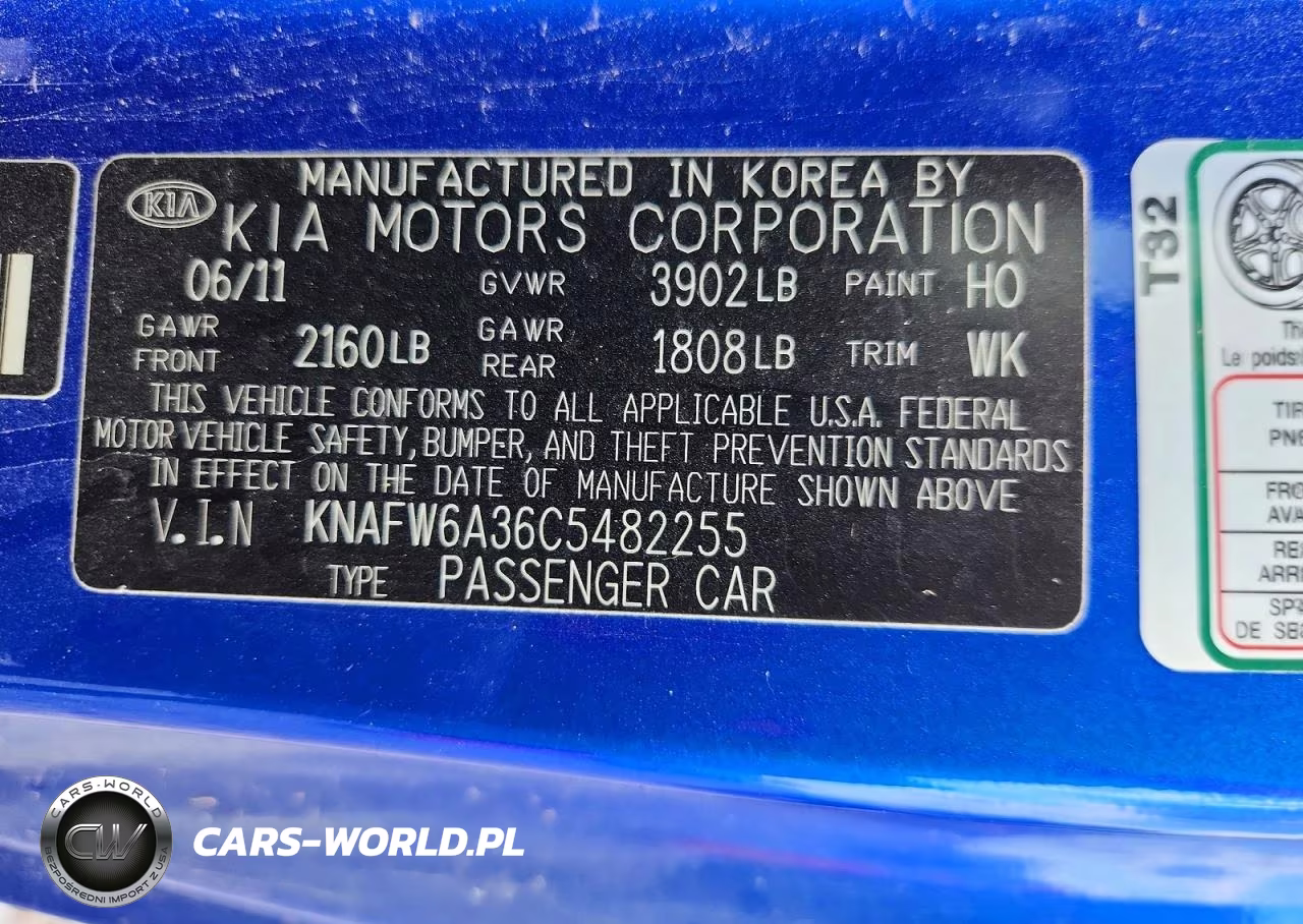 2012 Kia Forte Koup Sx VIN:KNAFW6A36C5482255 - 12