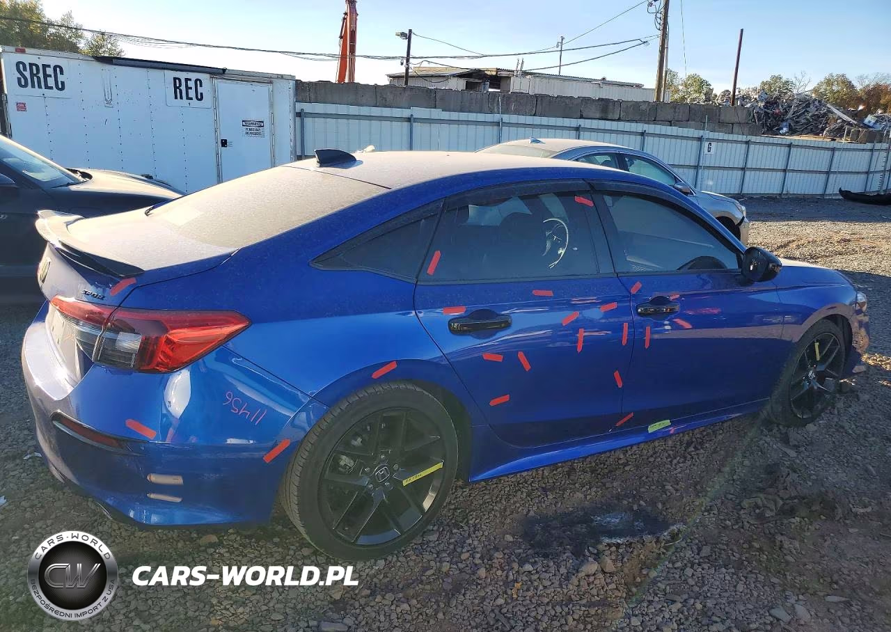 2022 Honda Civic Sport VIN:2HGFE2F55NH547411 - 3