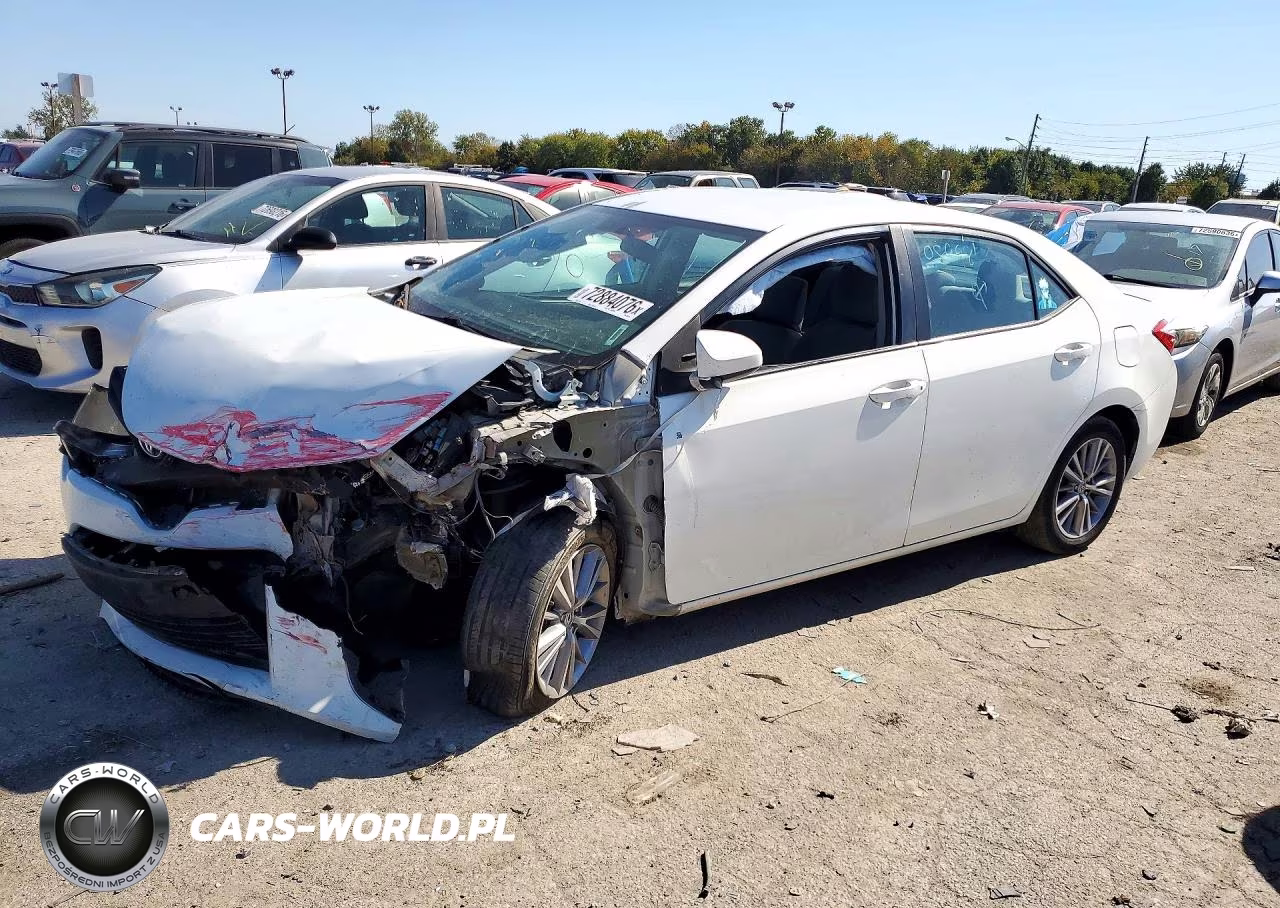 2014 Toyota Corolla Le Plus VIN:5YFBURHE1EP089981 - 1