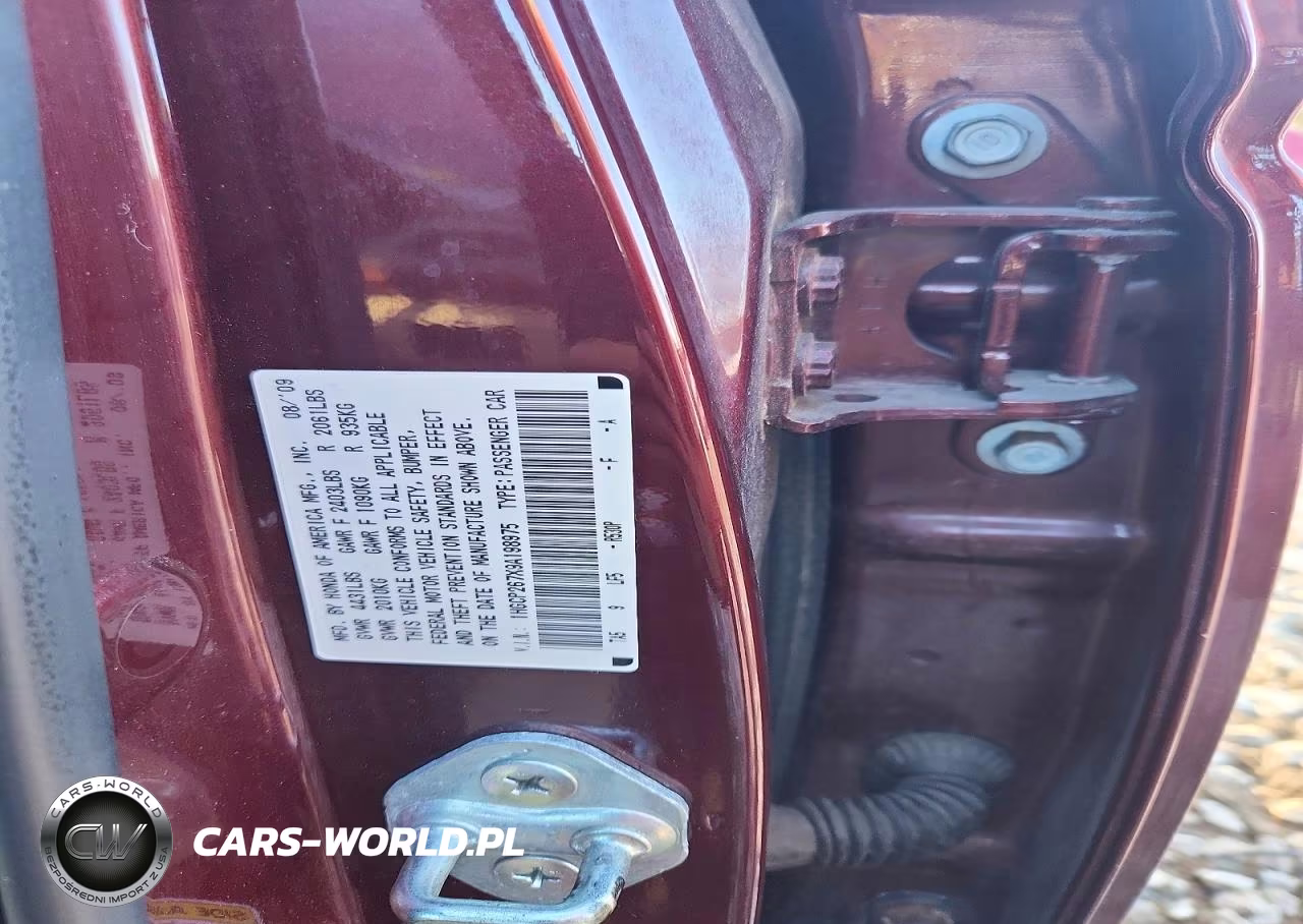 2009 Honda Accord Ex VIN:1HGCP267X9A198975 - 12