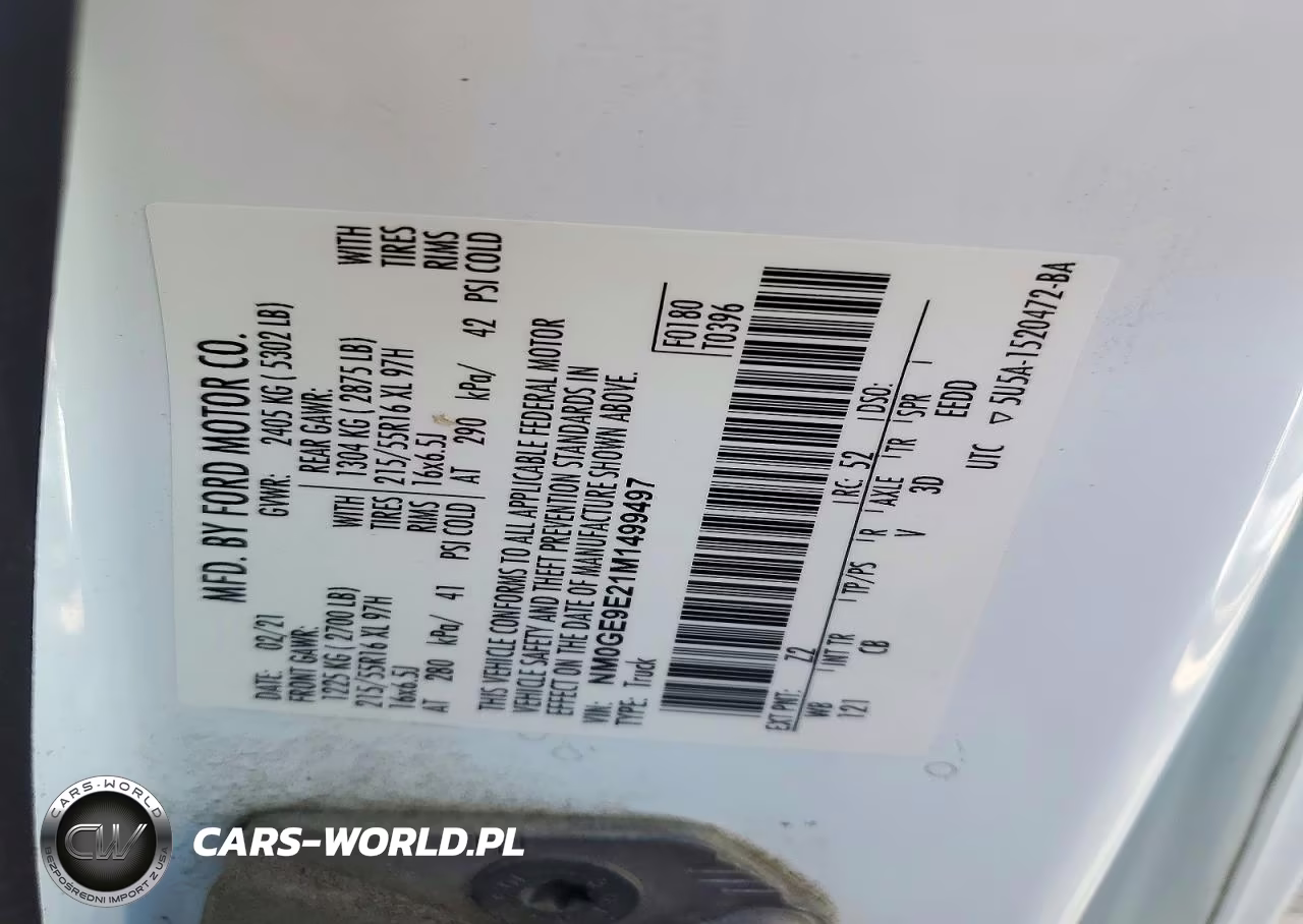 2021 Ford Transit Connect Xl VIN:NM0GE9E21M1499497 - 13