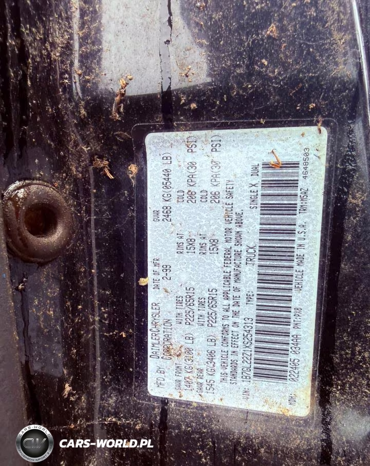 1999 Dodge Dakota VIN:1B7GL22Z1XS254313 - 10