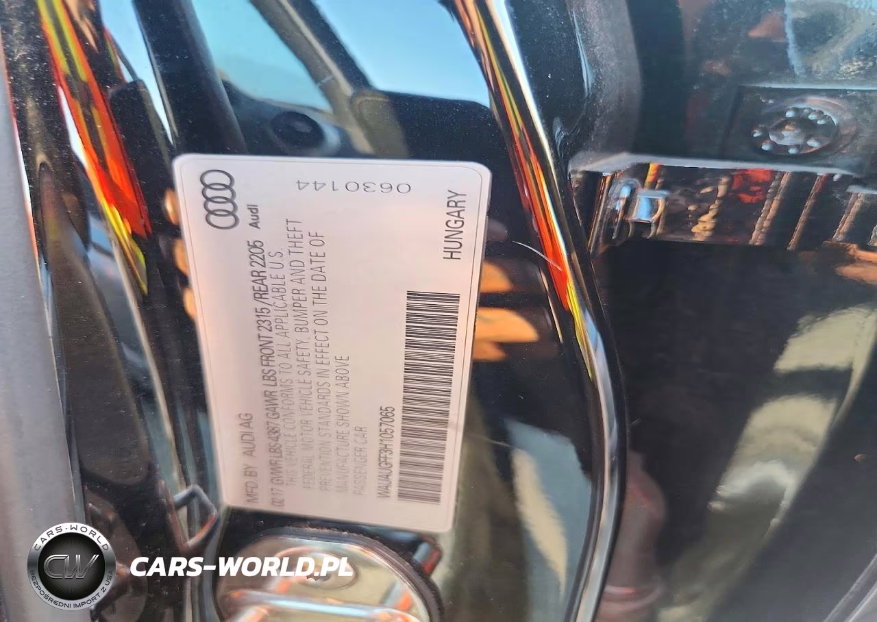 2017 Audi A3 Premium VIN:WAUAUGFF3H1057065 - 12