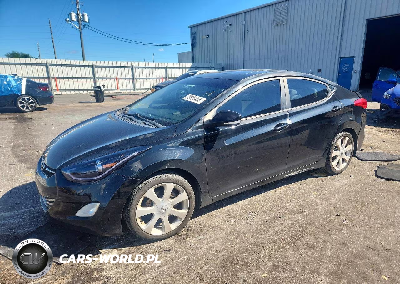 2012 Hyundai Elantra Limited VIN:5NPDH4AE9CH151535 - 1