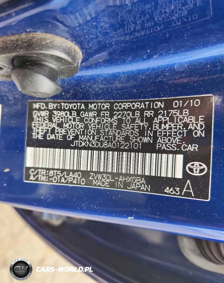 2010 Toyota Prius Iv VIN:JTDKN3DU8A0122101 - 12