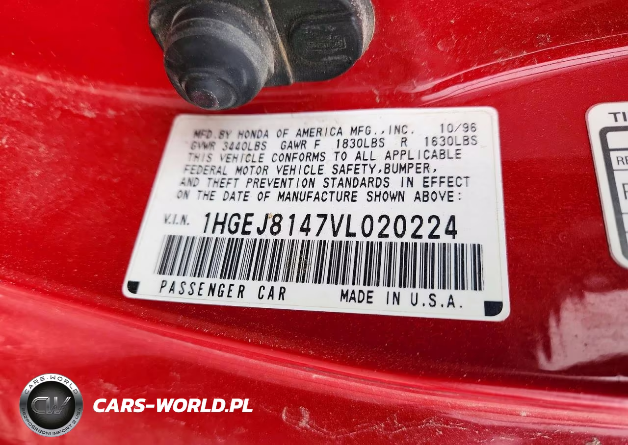 1997 Honda Civic Cx VIN:1HGEJ8147VL020224 - 13