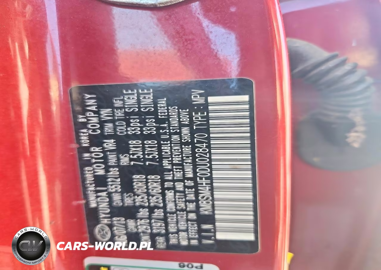 2013 Hyundai Santa Fe Gls VIN:KM8SM4HF0DU028470 - 13