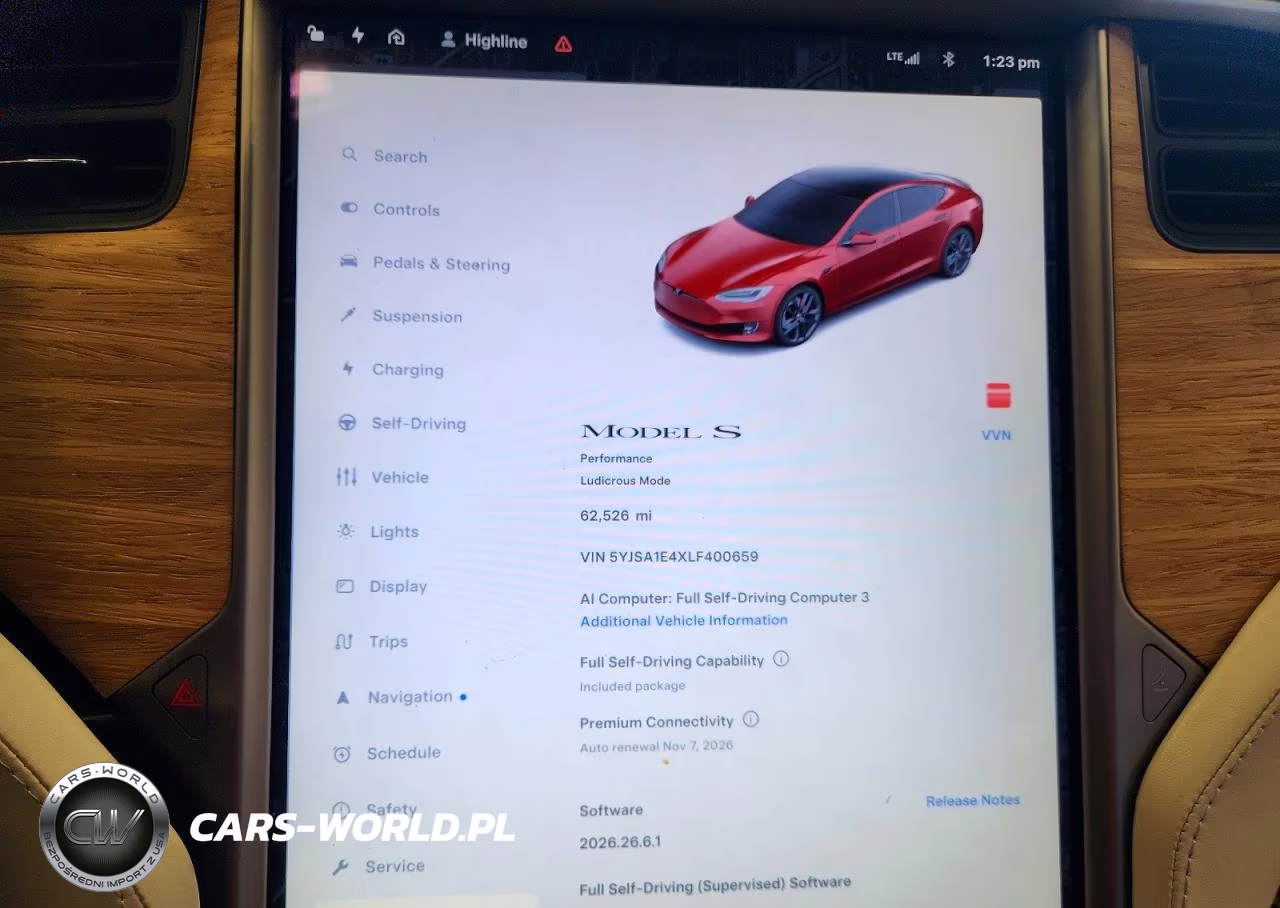 2020 Tesla Model S VIN:5YJSA1E4XLF400659 - 9