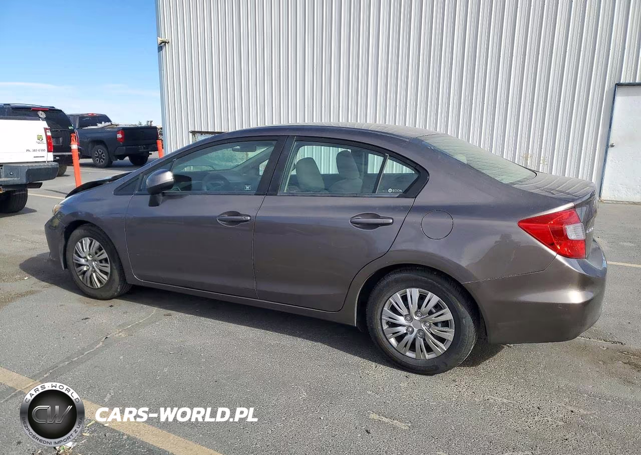 2012 Honda Civic Lx VIN:2HGFB2F54CH588666 - 2