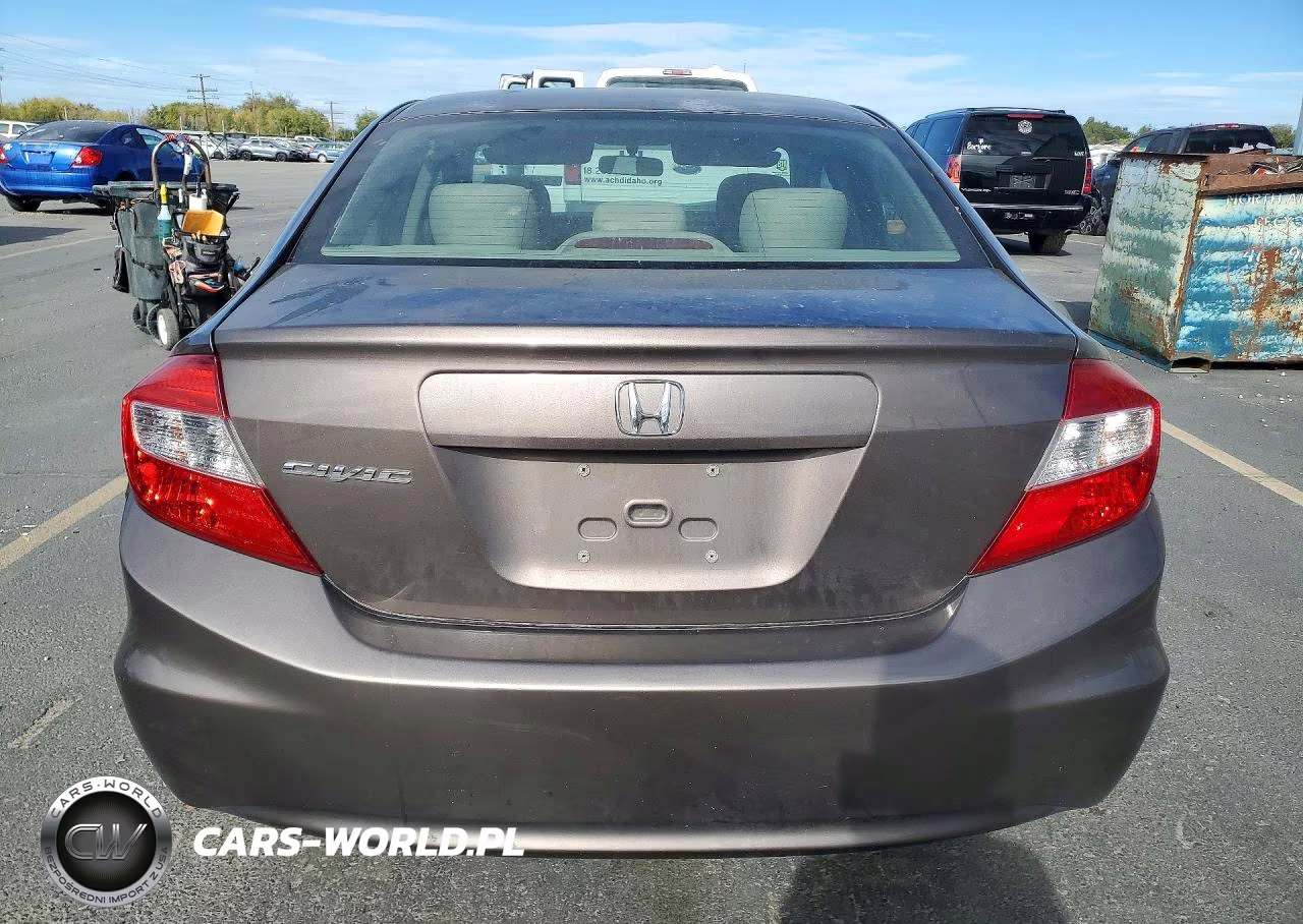 2012 Honda Civic Lx VIN:2HGFB2F54CH588666 - 6