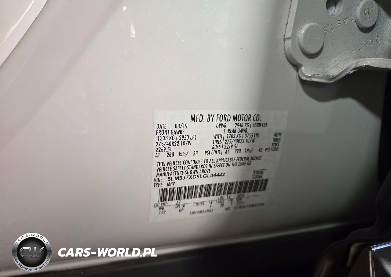 2020 Lincoln Aviator Reserve VIN:5LM5J7XC5LGL04442 - 13
