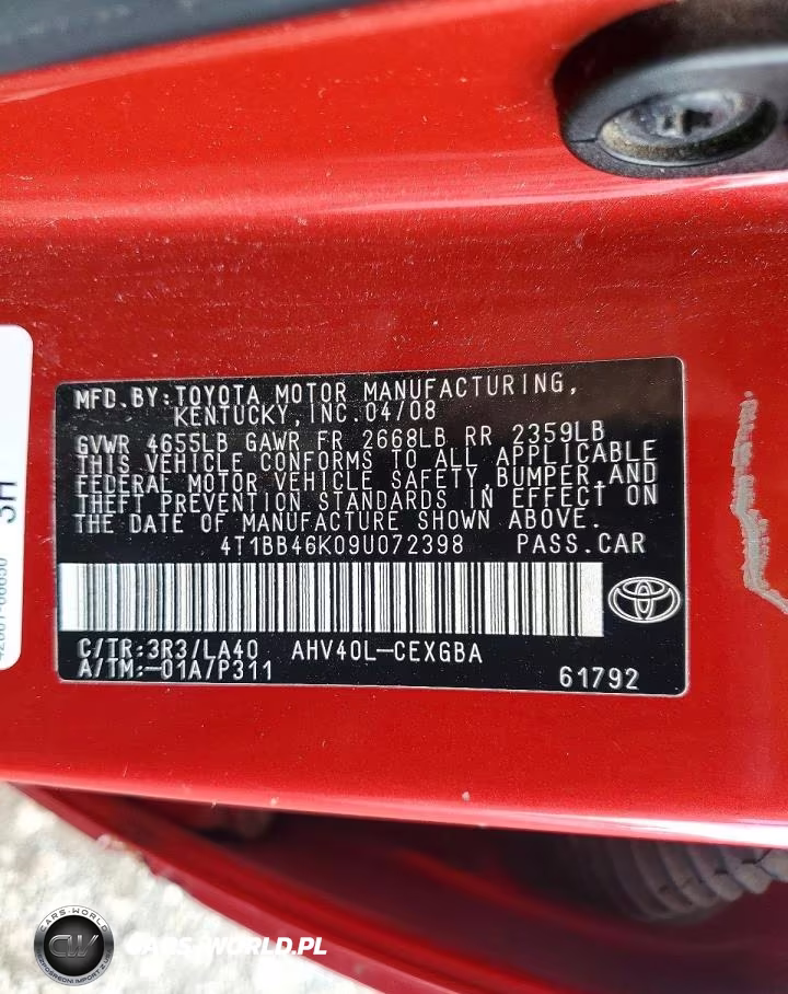 2009 Toyota Camry Hybrid VIN:4T1BB46K09U072398 - 12