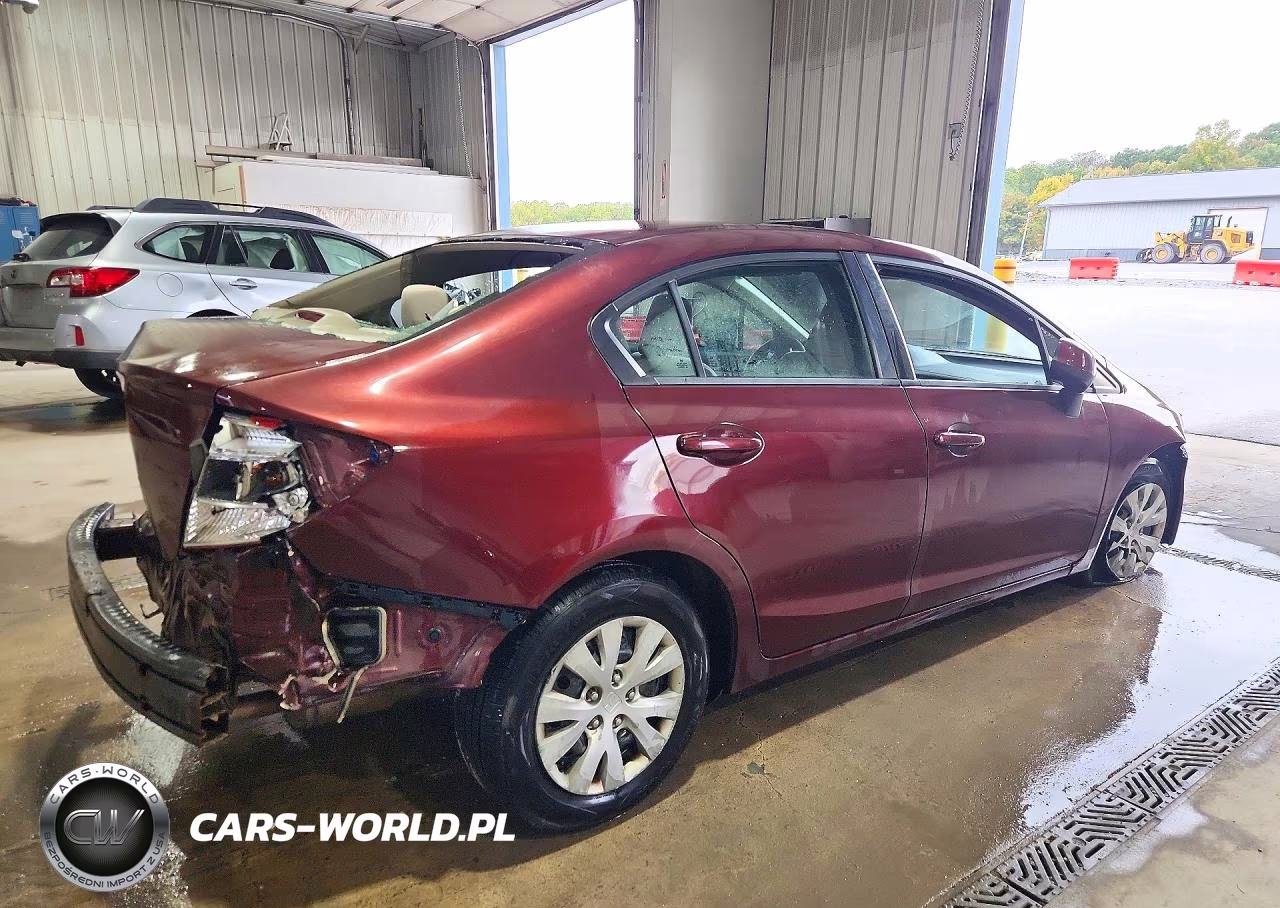 2012 Honda Civic Lx VIN:19XFB2F50CE321468 - 3