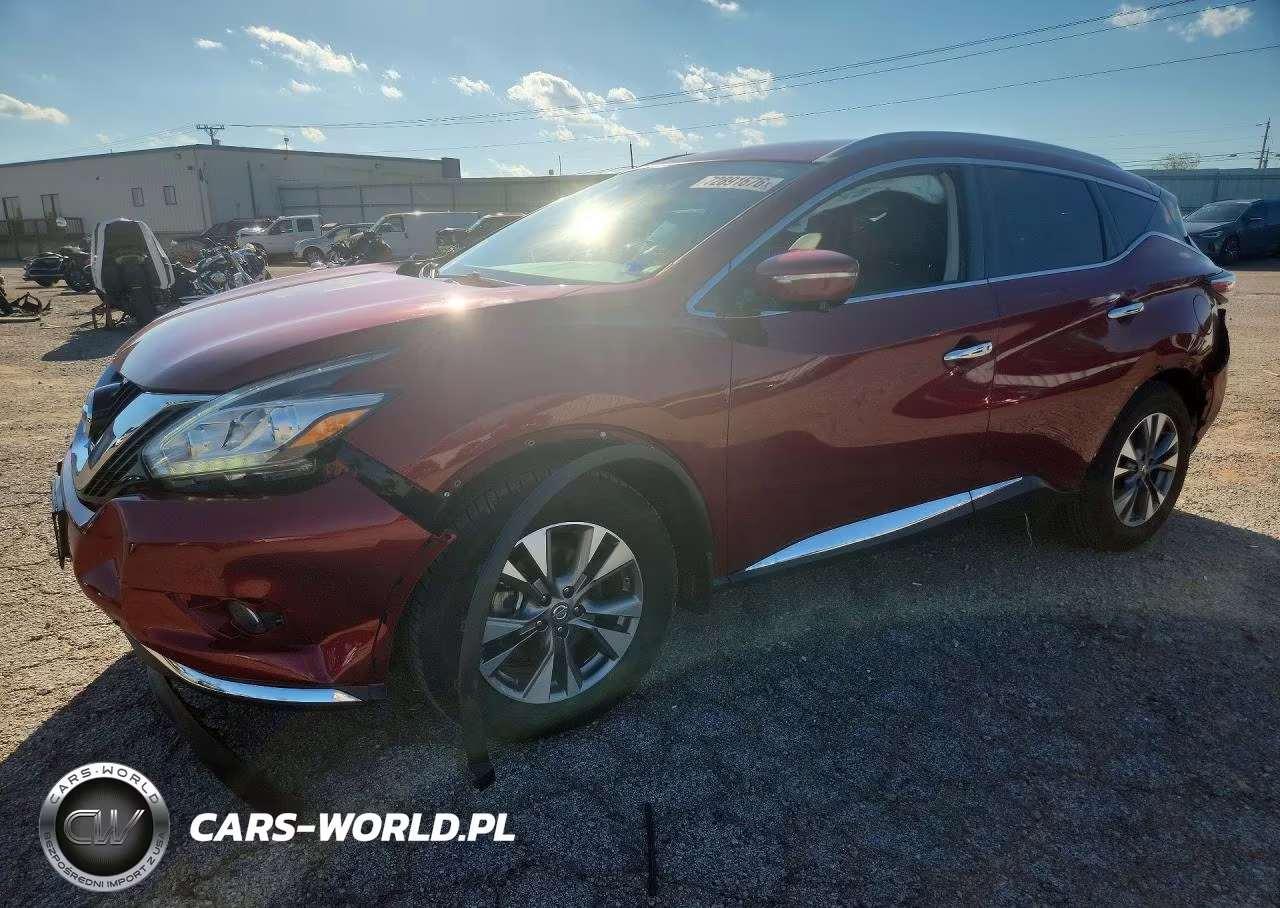 2015 Nissan Murano Sl VIN:5N1AZ2MH3FN281451 - 1