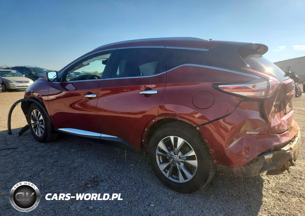 2015 Nissan Murano Sl VIN:5N1AZ2MH3FN281451 - 2