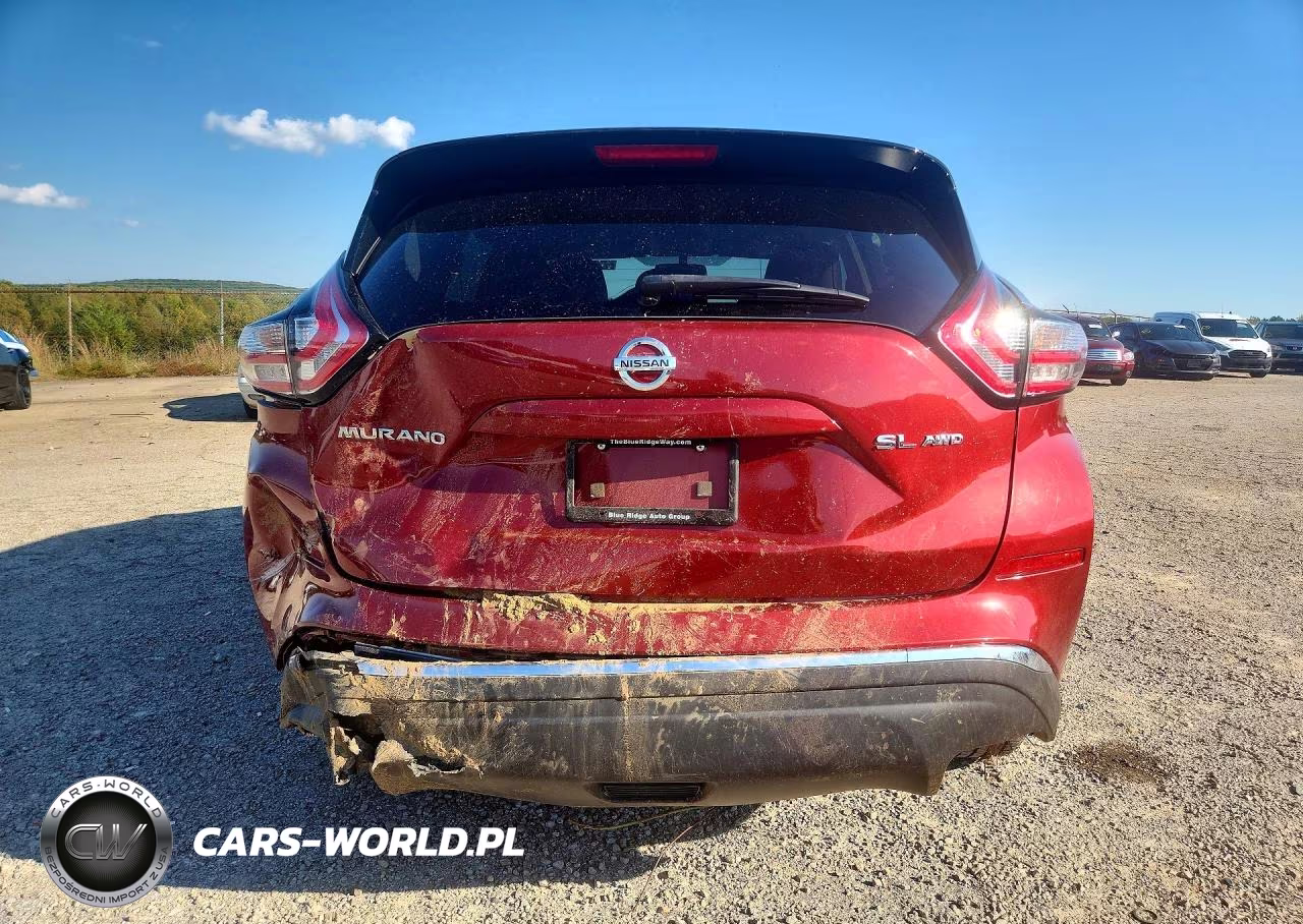 2015 Nissan Murano Sl VIN:5N1AZ2MH3FN281451 - 6