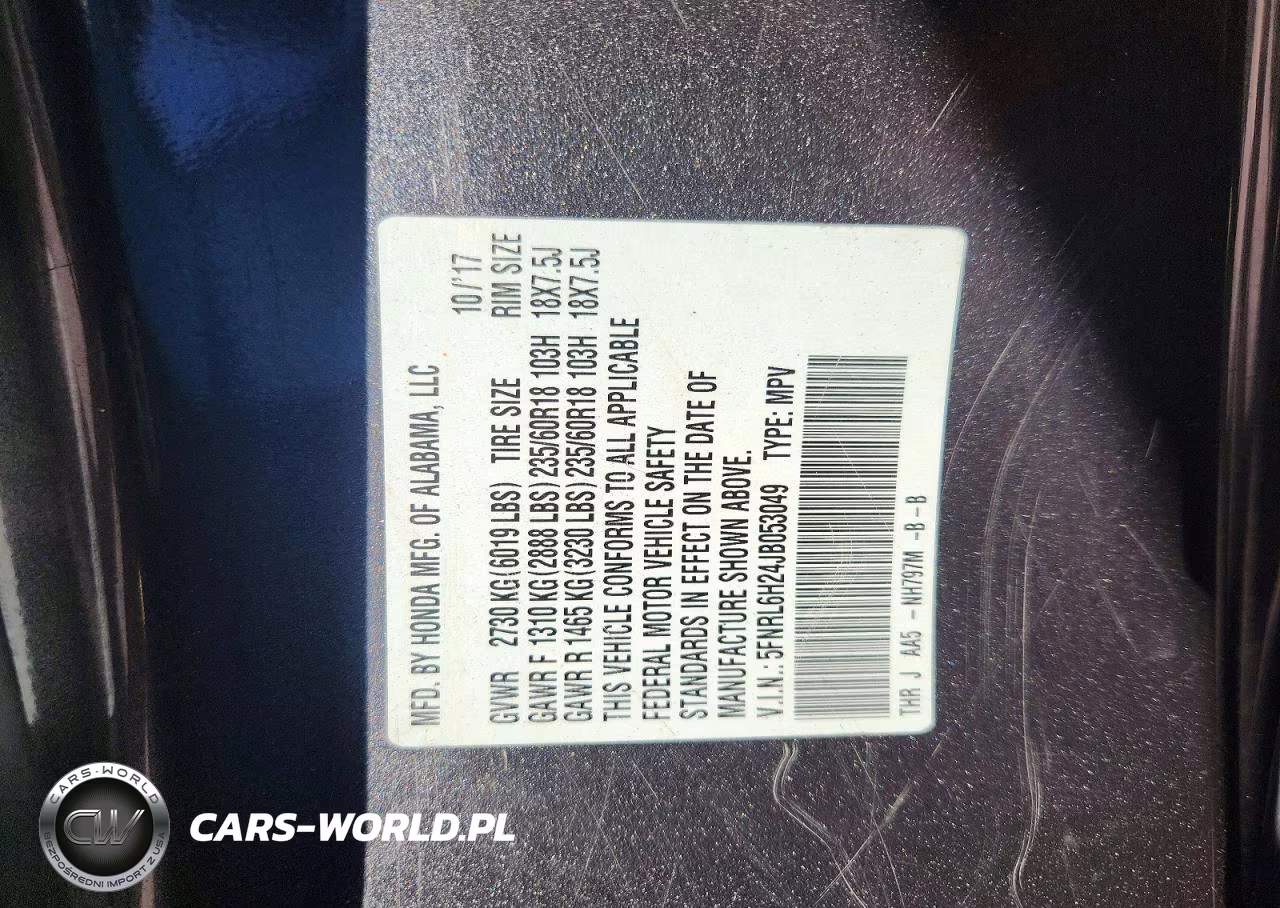 2018 Honda Odyssey Lx VIN:5FNRL6H24JB053049 - 13