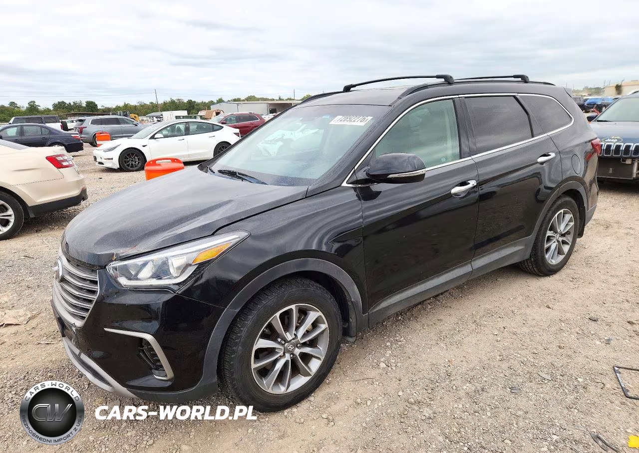 2017 Hyundai Santa Fe Se VIN:KM8SN4HF5HU248898 - 1