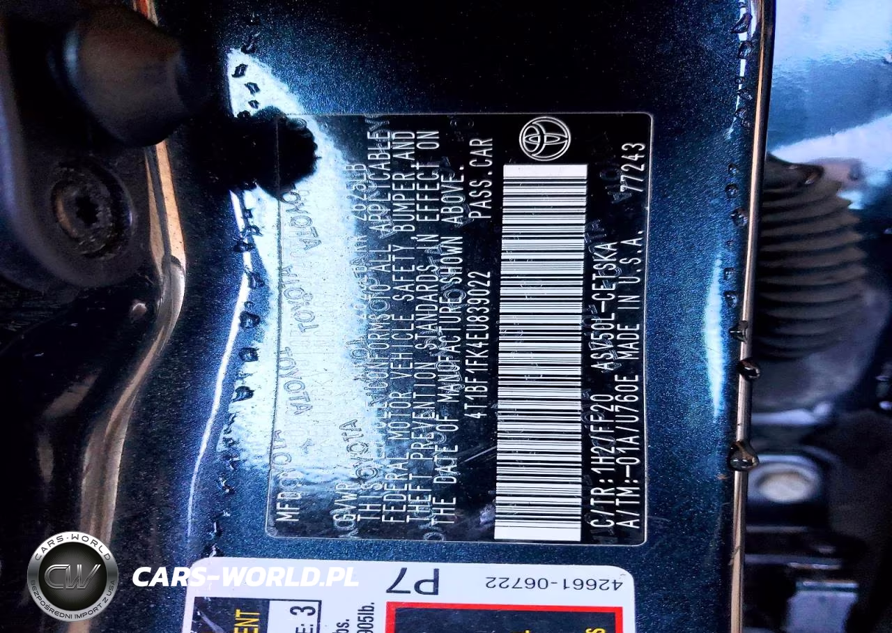 2014 Toyota Camry Se VIN:4T1BF1FK4EU839022 - 12