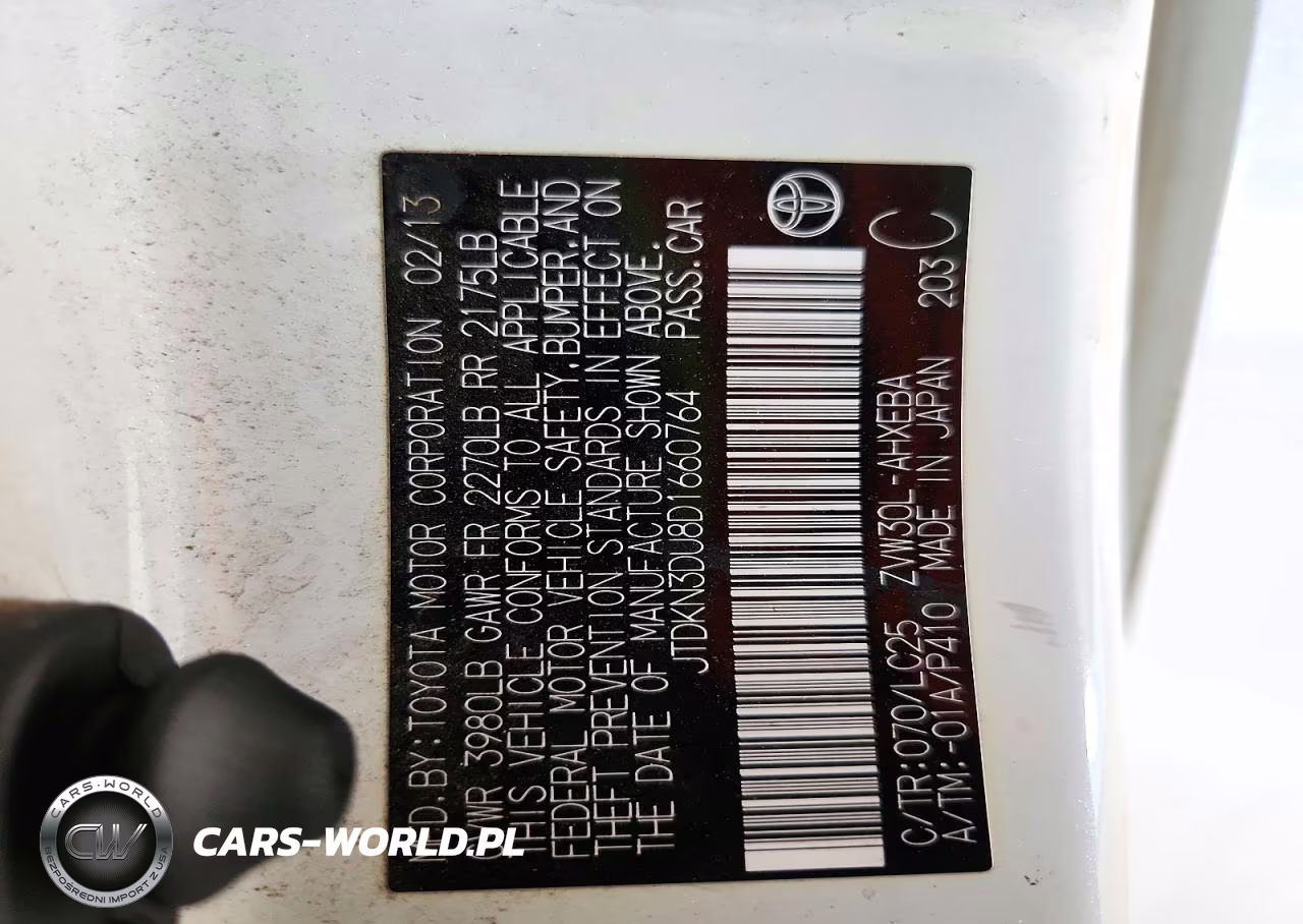2013 Toyota Prius Persona Series Se VIN:JTDKN3DU8D1660764 - 12