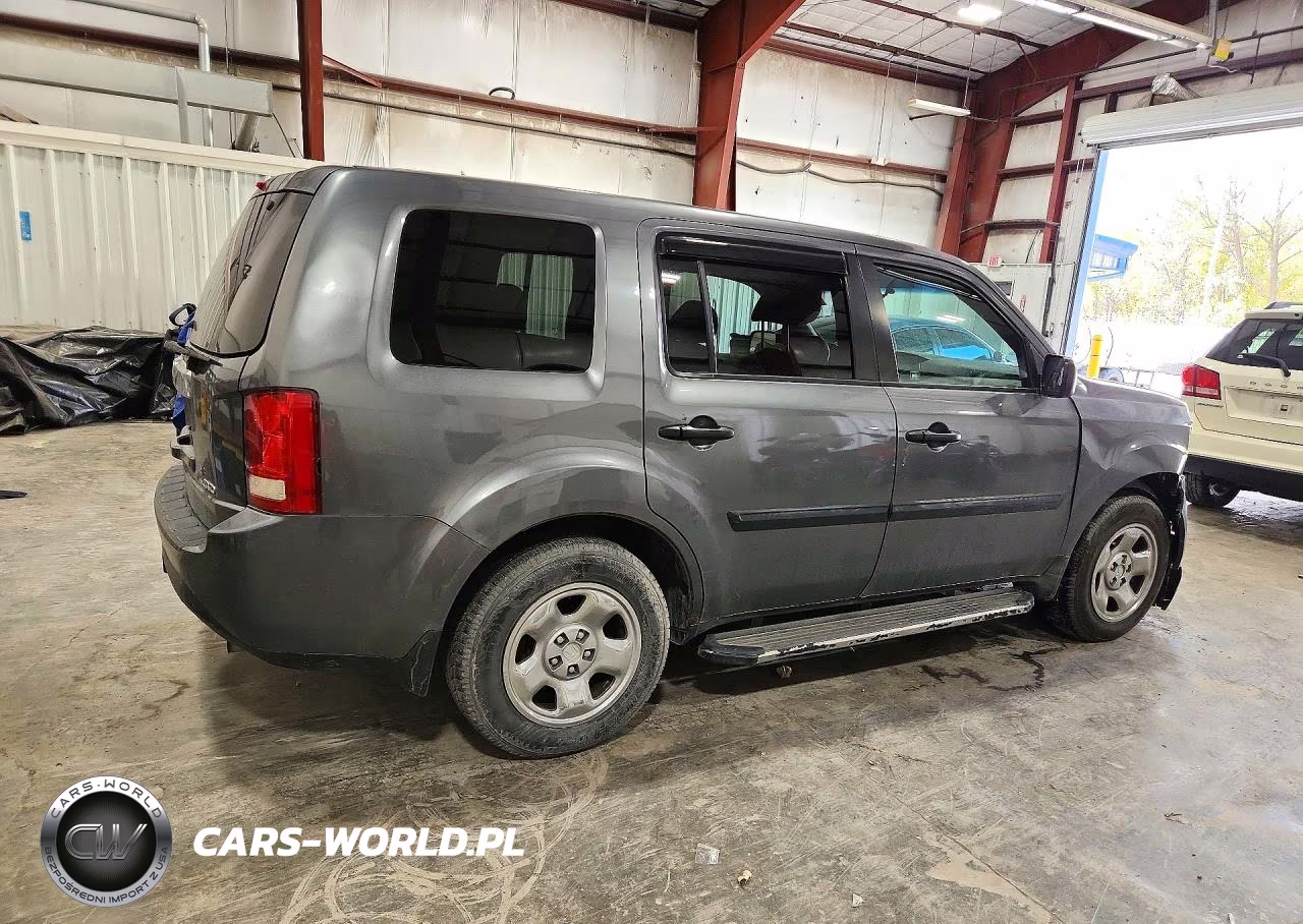 2012 Honda Pilot Lx VIN:5FNYF4H28CB036751 - 3