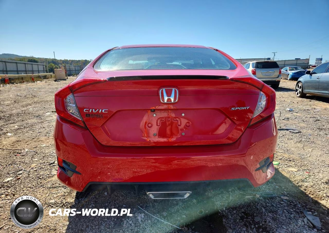 2020 Honda Civic Sport VIN:2HGFC2E87LH526932 - 6