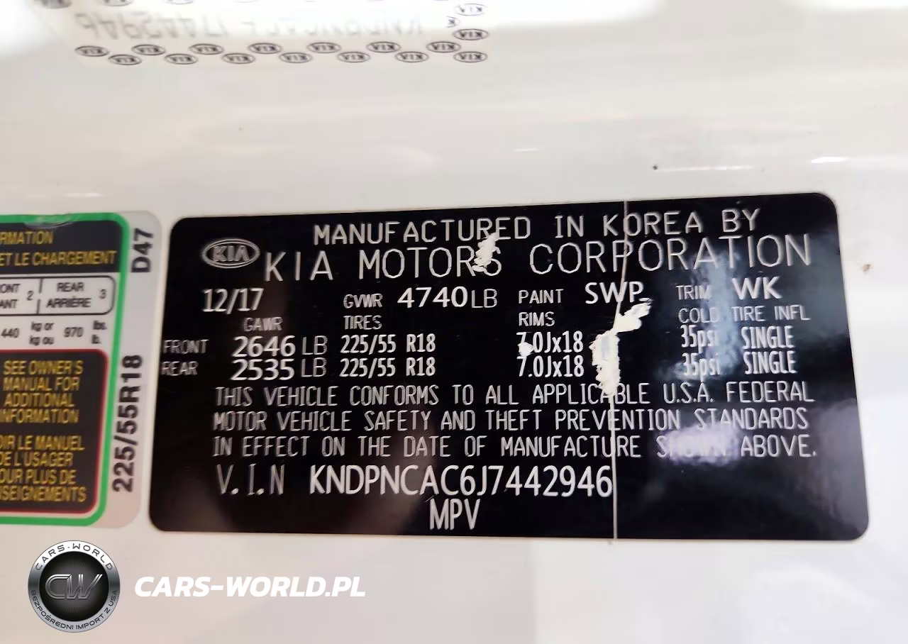 2018 Kia Sportage Ex VIN:KNDPNCAC6J7442946 - 13