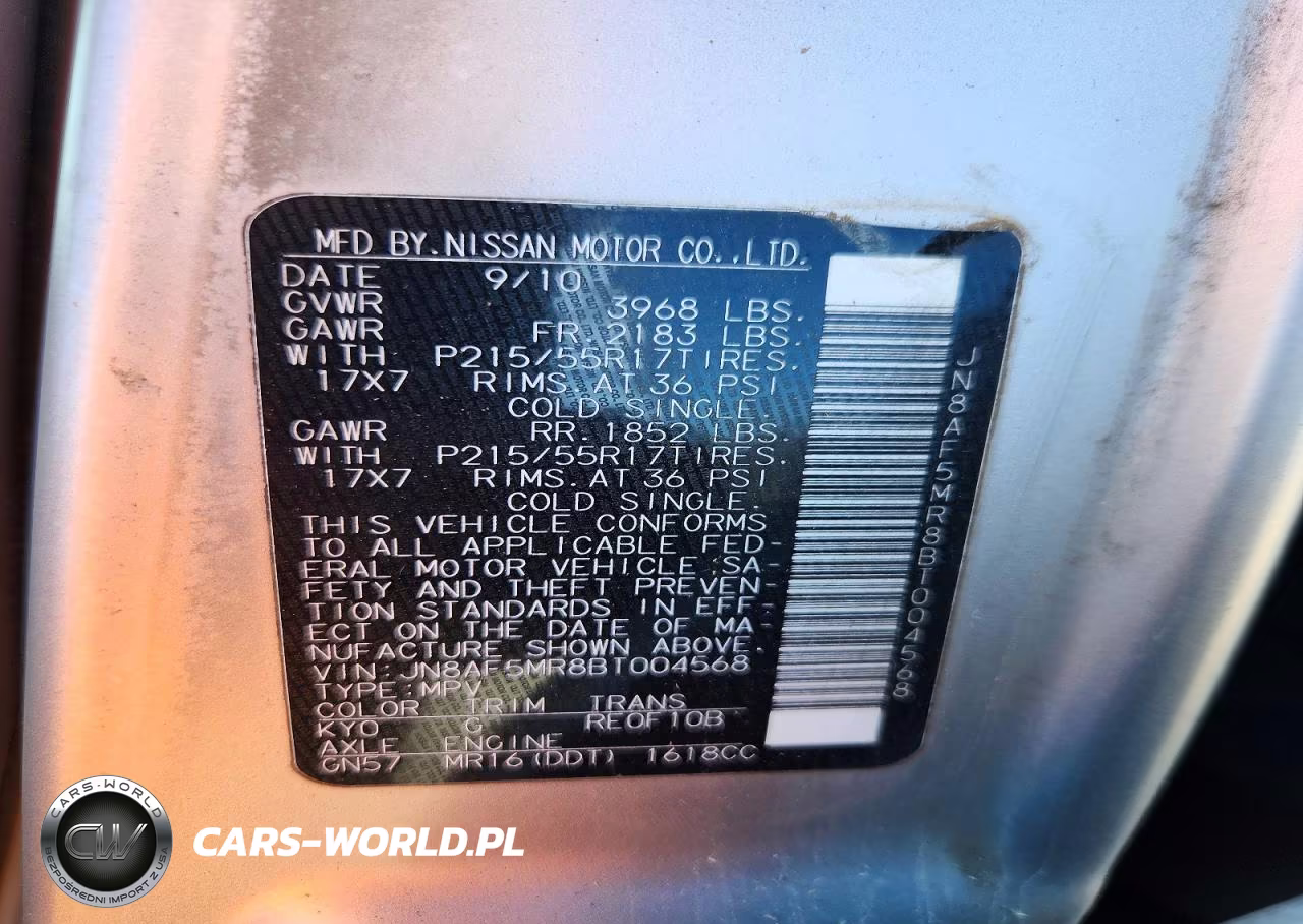 2011 Nissan Juke S VIN:JN8AF5MR8BT004568 - 12