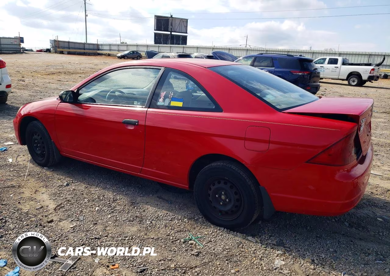 2001 Honda Civic Lx VIN:1HGEM21501L023845 - 2
