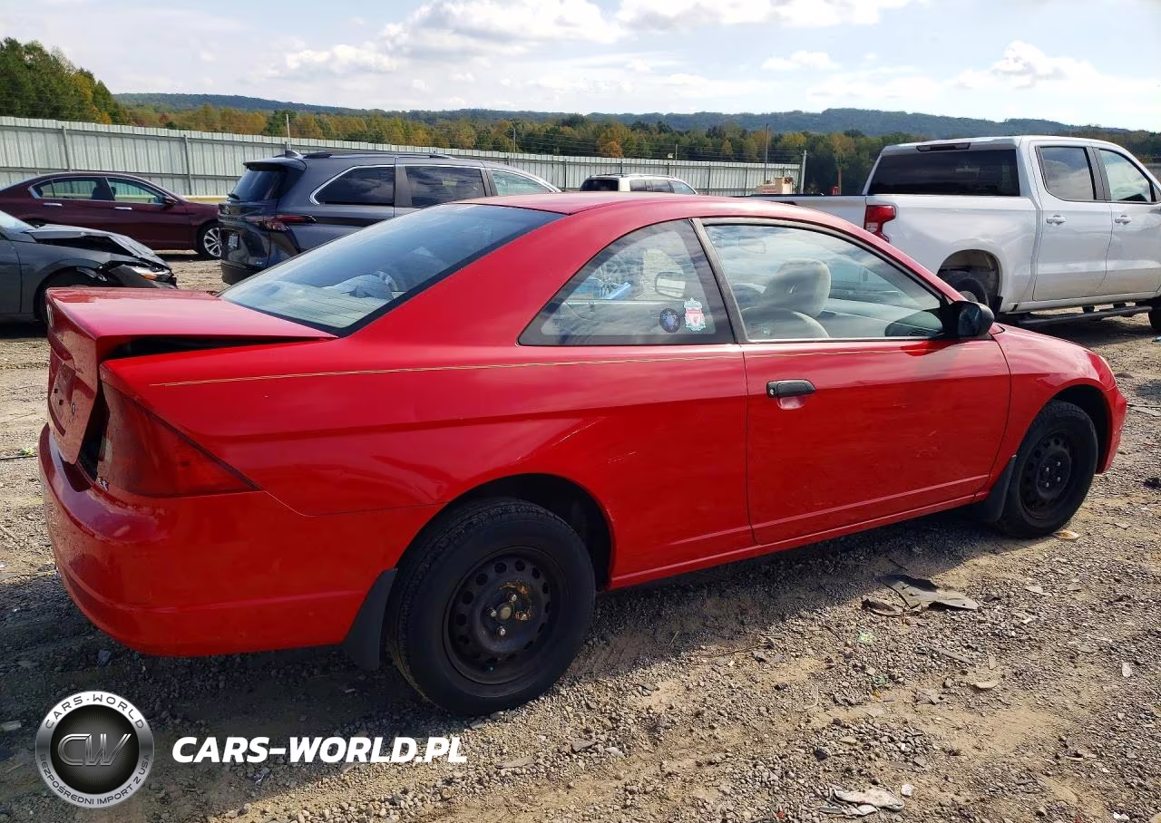 2001 Honda Civic Lx VIN:1HGEM21501L023845 - 3