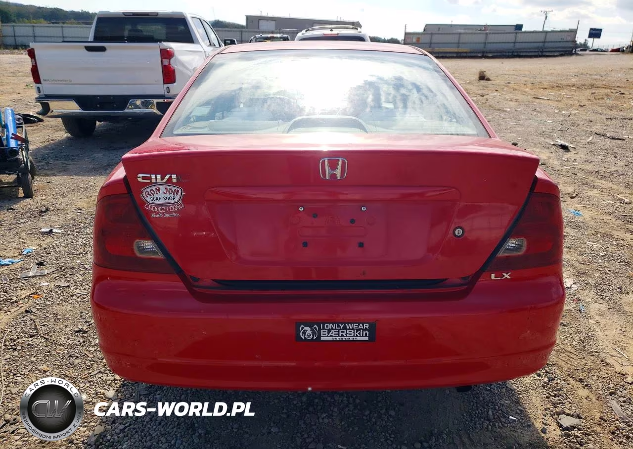 2001 Honda Civic Lx VIN:1HGEM21501L023845 - 6