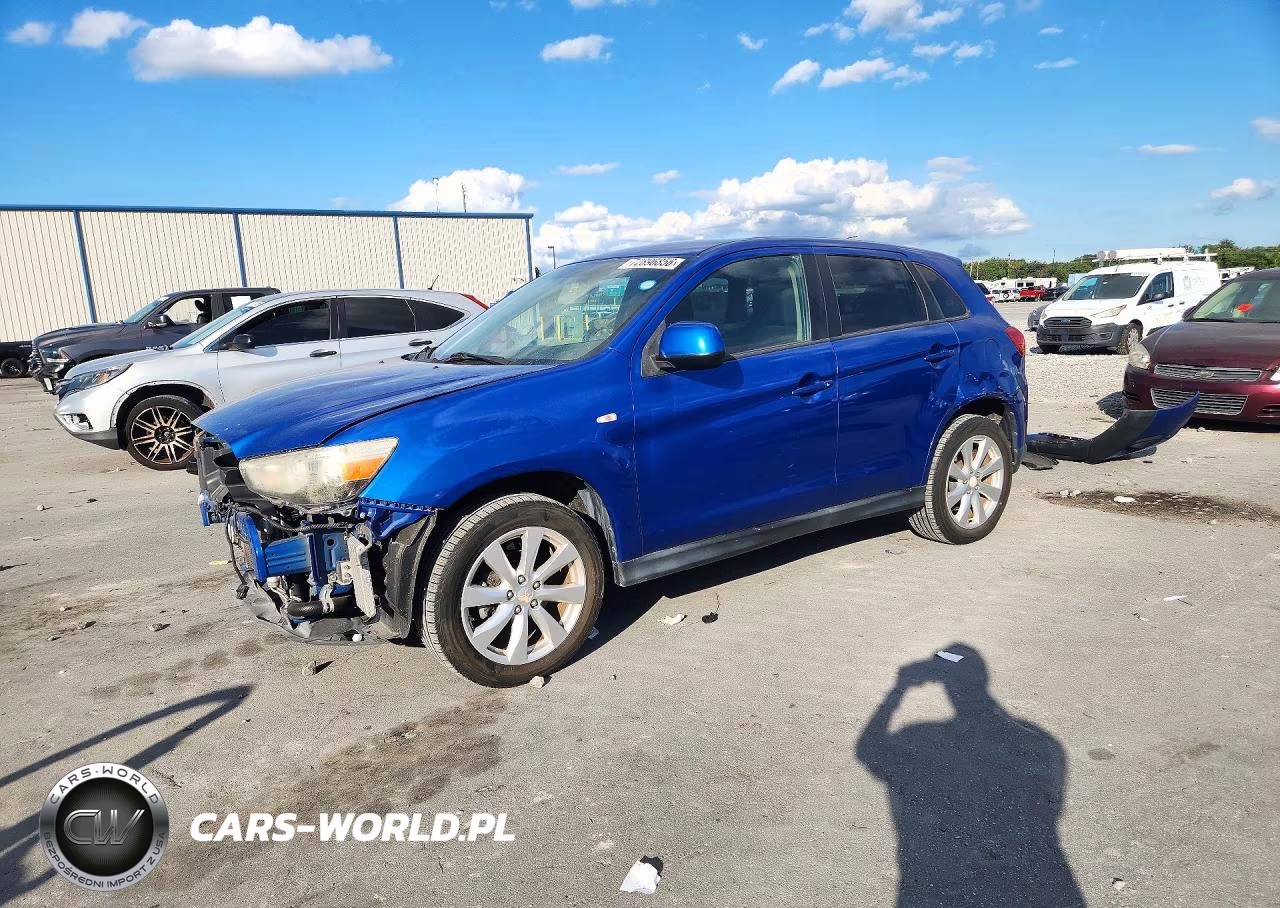 2015 Mitsubishi Outlander Sport Es VIN:4A4AP3AW2FE027337 - 1