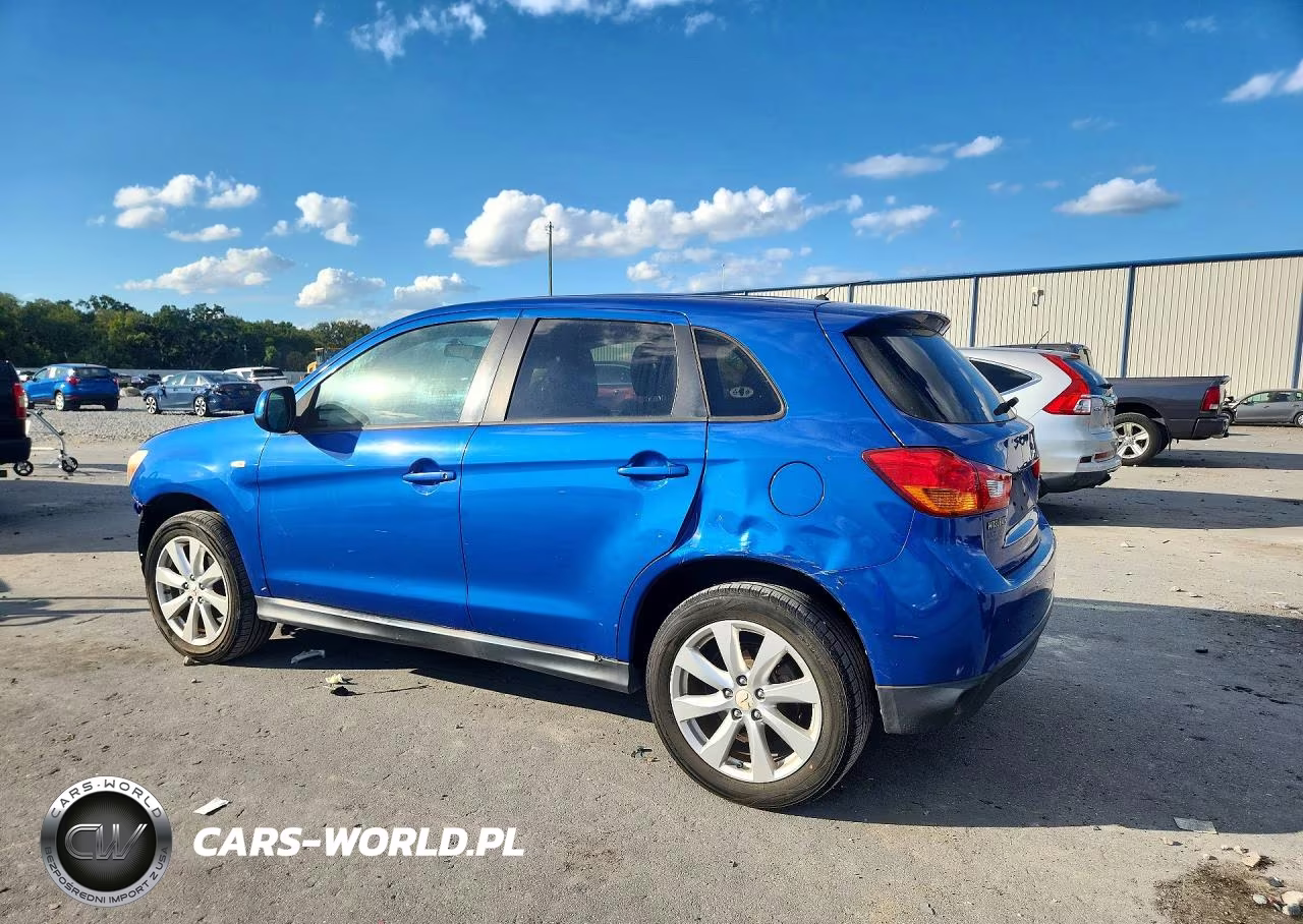 2015 Mitsubishi Outlander Sport Es VIN:4A4AP3AW2FE027337 - 2