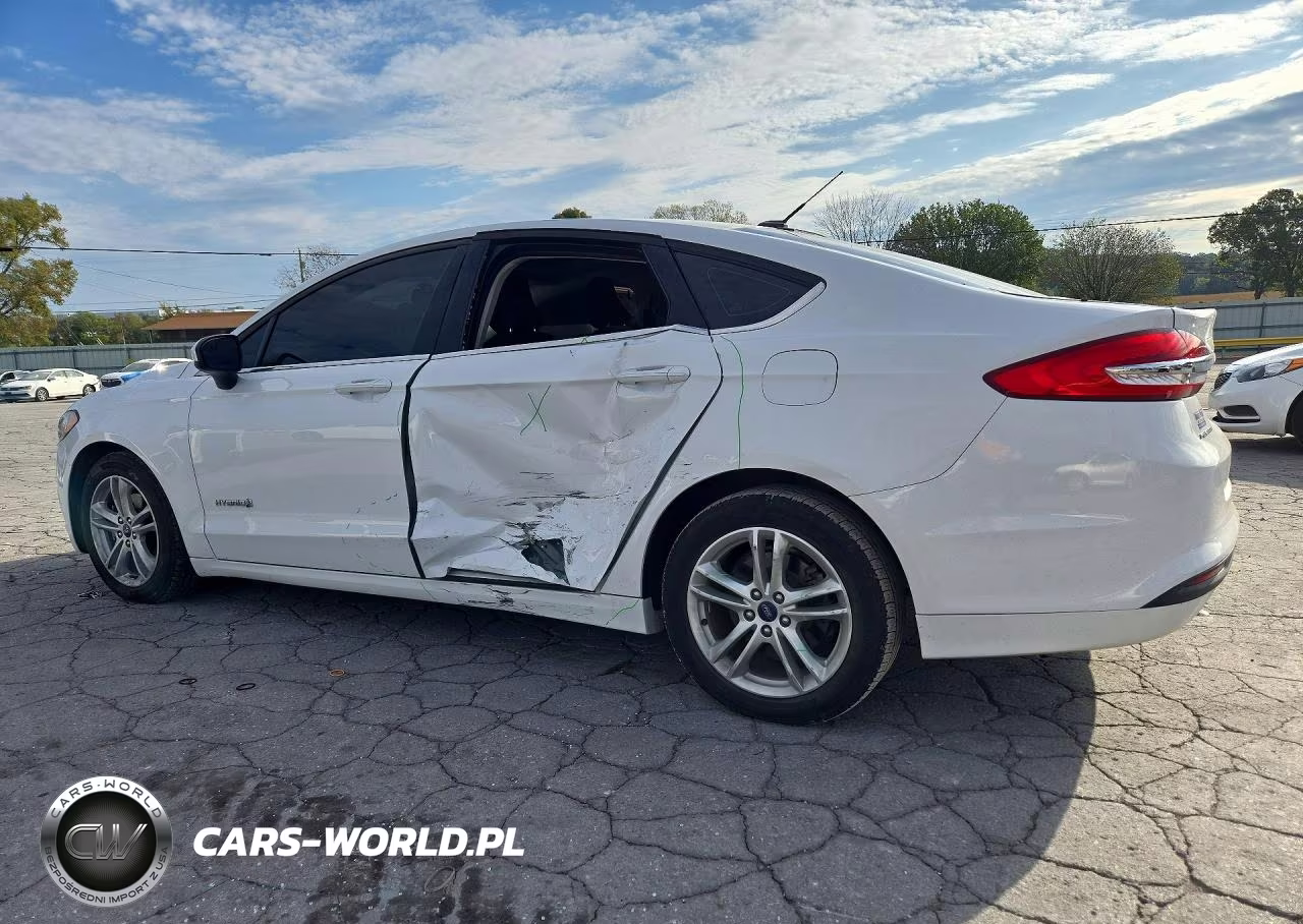2018 Ford Fusion Se Hybrid VIN:3FA6P0LU8JR128496 - 2