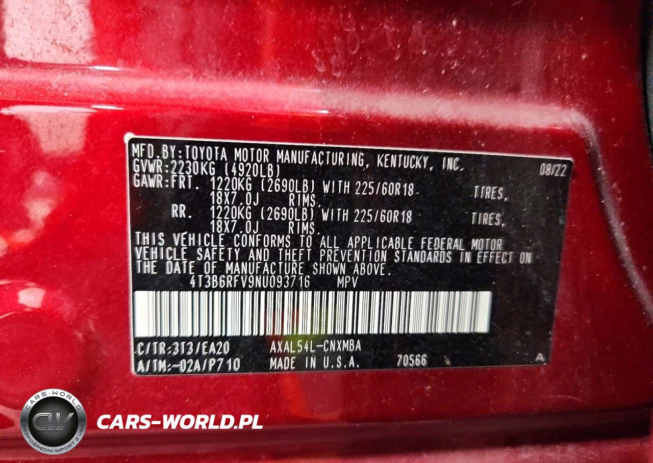 2022 Toyota Rav4 Xle Premium VIN:4T3B6RFV9NU093716 - 13